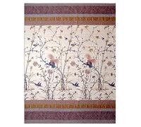 Bassetti Fong Copriletto, 57 Fili per cm²/Imbottitura: 100% Puro Cotone, Crema, 240x255 cm