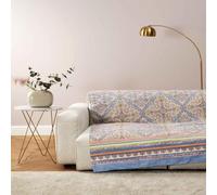 Bassetti Granfoulard Copridivano, Copritutto, Telo Arredo divano Gran Foulard per divano, Telo arredo 270x270 cm, Copriletto, Copritavolo (Marechiaro L10, 270x270 cm)