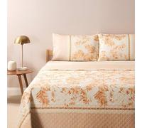 Bassetti Granfoulard Copriletto Trapuntato Matrimoniale Ibiscus 265x255 cm - Cotone Imbottito - Fantasia Floreale - Primavera Estate