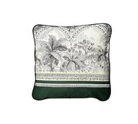 Bassetti Granfoulard Federa per cuscino in 100% cotone con chiusura cm 40x40 (BOBOLI VERDE)