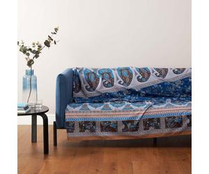 Bassetti Granfoulard Genova B1 telo arredo sul Blu 180x270