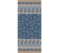 Bassetti Foulard Genova B1 9324020 - Raso di cotone makò, 270 x 270 cm, colore: Blu