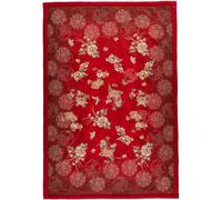 Bassetti Granfoulard Plaid Imbottito In Cotone Con Scatola Regalo cm 135x190 (ESPERIDI ROSSO)