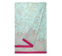 Bassetti Granfoulard Telo Arredo Copridivano, per Divano in Cotone, Copritutto, Vari Usi (Copriletto, Picnic, Tenda, Copritavolo) (CM 180x270, INDIAN ROSES TURCHESE T1)