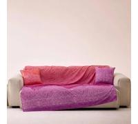 Bassetti Granfoulard Telo Arredo Copridivano, per Divano in Cotone, Copritutto, Vari Usi (Copriletto, Picnic, Tenda, Copritavolo) (CM 180x270 (DOLCEACQUA FUCSIA)