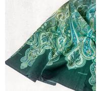 Bassetti Granfoulard Ragusa telo arredo multiuso copridivano, copriletto, telo pic-nic cm 270x180 Colore V1 Verde Pino