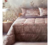Bassetti Granfoulard Trapunta Matrimoniale Invernale Esperidi 260x260 cm - 100% Cotone - Imbottitura 320 g/m² Anallergica - Made in Italy (Crema)