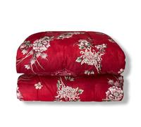 Bassetti Granfoulard Trapunta Matrimoniale Invernale Esperidi 260x260 cm - 100% Cotone - Imbottitura 320 g/m² Anallergica - Made in Italy (Rosso)