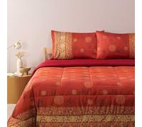 Bassetti Granfoulard Trapunta Piumone Invernale Matrimoniale cm 260x260 In Puro Cotone (PALLAVICINO ROSSO)