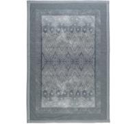 Bassetti Kerala Plaid in 100% cotone, colore grigio, G1, dimensioni: 135 x 190 cm - 9333422