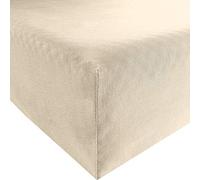 Bassetti, lenzuola con angoli in jersey-elastan, 215, natur, 100X200 CM