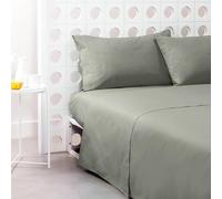 Bassetti Lenzuola di sopra piane pop color piazza e mezza made in Italy varie misure (Piazza e Mezza cm 180x280, Camouflage)