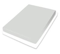 Bassetti Lenzuolo con angoli, cotone, platino, 180x200 200x220