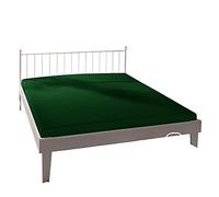 Bassetti Lenzuolo con angoli elasticizzati in cotone verde 703, 180 x 200 cm, 200 x 220 cm, 9314076