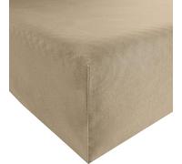 Bassetti Lenzuolo con angoli in tinta unita 4A/498, in cotone/elastan, dimensioni: 90 x 190 cm, 100 x 220 cm, 9302332