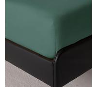 BASSETTI LENZUOLO SOTTO CON ANGOLI UNA PIAZZA E MEZZO, SALVIA, 100% COTONE, 125X200