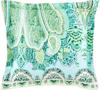 Bassetti MERGELLINA Federa per cuscino per biancheria da letto in 100% raso di cotone di colore verde V1, dimensioni: 65 x 65 cm - 9328877