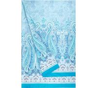 Bassetti MERGELLINA Foulard in 100% cotone, colore blu oceano B1, dimensioni: 350 x 270 cm - 9328421