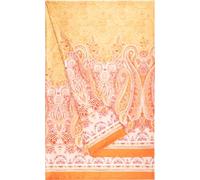 Bassetti MERGELLINA Foulard in 100% cotone di colore arancione O1, dimensioni: 180 x 270 cm - 9328416