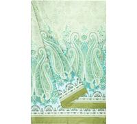 Bassetti MERGELLINA Foulard in 100% cotone di colore verde V1, dimensioni: 350 x 270 cm - 9328423