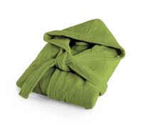 BASSETTI ACCAPPATOIO VERDE GERMOGLIO MONIQUE SPUGNA DI COTONE
