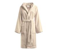 Bassetti Morbido Accappatoio 400 gr con Cappuccio 100% Cotone Uomo Donna Spugna Taglie Forti - ITALY Designed - Collezione MONIQUE - Nuovo (SABBIA 46 - M)