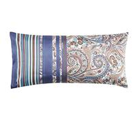 Bassetti NOTO 9321904 - Federa per cuscino per biancheria da letto, 100% raso di cotone, colore grigio, G1, dimensioni: 40 x 80 cm