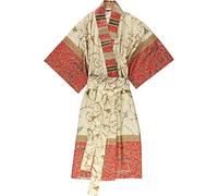 Bassetti OPLONTIS 9262118 Kimono in 100% cotone satinato, colore rosso v.8, taglia: L-XL