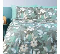 Bassetti Parure Copripiumino Letto Una Piazza e Mezza Copripiumone Cotone Sacco Copri Piumino e Federa Magnolia V1