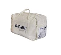 BASSETTI, PIUMONE PIAZZA E MEZZA, BIANCO, GREEN 200 cm x 200 cm