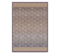 Bassetti Plaid 155x220 Pallavicino G1 - marrone glacé in cotone mano pesca