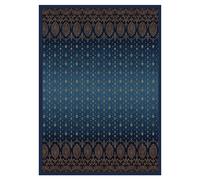 Bassetti Plaid Gold Decor B1 - Eleganza Orientale per la tua casa in blu