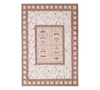 Bassetti Plaid in cotone OPLONTIS colore BEIGE 4M misura 135x190