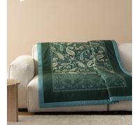 Bassetti Plaid Monnalisa V1 135x190 - Eleganza Barocca verde petrolio