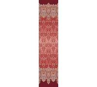 Bassetti RAGUSA Foulard in 100% cotone, colore bordeaux R1, dimensioni: 350 x 270 cm - 9325957