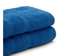 Bassetti Set 1+1 Asciugamano E Ospite, Mare, 100% Cotone, 40X60/60X100 cm, 2 Asciugamani, Morbidi Assorbenti E Lavabili In Lavatrice