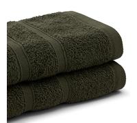 Bassetti SET 1+1 ASCIUGAMANO E OSPITE, MUSCHIO, 100% COTONE, 40X60/60X100