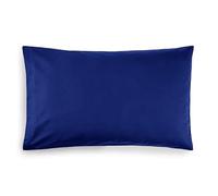 Bassetti - Set 2 Federe coppia di due federe per Cuscini Letto Matrimoniale in Cotone Fodere Cuscino 50x80 cm Oltremare DA