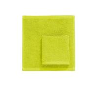 Bassetti Set 2 Lavette Pop Color Spugna di Puro Cotone 30x30 cm S079 Lime