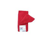 Bassetti Set 2 Lavette Pop Color Spugna di Puro Cotone 30x30 cm S079 VERMIGLIO