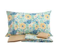 Bassetti Set Lenzuola Letto Singolo Cotone, Completo Letto Singolo composto da Lenzuolo Sopra Sotto e 2 Federe (Seventy Five B1)