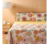 Bassetti Set Lenzuola Matrimoniale Tokyo Rosso - Completo Letto Due Piazze in 100% Cotone - 4 Pezzi - Design Orientale - Certificato OEKO-TEX®
