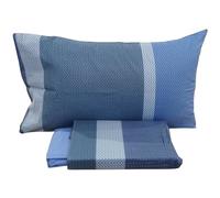 Bassetti Set Lenzuola Una Piazza e Mezza Cotone Completo Letto composto da Lenzuolo Sopra + Sotto e 1 Federa Nostalgia B1