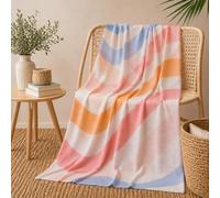 Bassetti Telo Arredo Copridivano Copritavola Lenzuolo Telo Mare Picnic Multiuso Granfoulard cm 270x270 100% Cotone Made In Italy (multicolore)