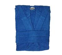 Bassetti Time Accappatoio Spugna con Cappuccio Uomo Donna da 360 gr/mq, Azzurro, L