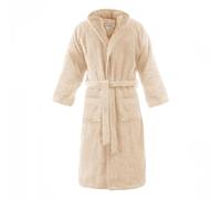 Bassetti Time Accappatoio Spugna con Cappuccio Uomo Donna da 360 gr/mq, Beige, S