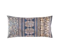 Bassetti Torcello, federa per cuscino per biancheria da letto, 100% raso di cotone, colore argento, G1, dimensioni: 40 x 80 cm - 9331457