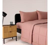 Bassetti Trapunta Matrimoniale, Cipria, Tessuto 100% Cotone E Imbottitura 100% Poliestere, 260X260 cm, Morbida Calda E Traspirante, Ideale Per Stagioni Autunno, Inverno E Primavera, Piumone E Piumino