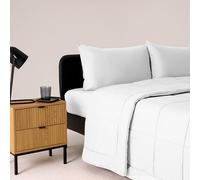 Bassetti Trapunta Singola, Bianco, Tessuto 100% Cotone E Imbottitura 100% Poliestere, 170X260 cm, Morbida Calda E Traspirante, Ideale Per Stagioni Autunno, Inverno E Primavera, Piumone E Piumino