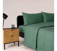 Bassetti Trapunta Una Piazza E Mezza, Salvia, Tessuto 100% Cotone E Imbottitura 100% Poliestere, 220X260 Cm, Morbida Calda E Traspirante, Per Stagioni Autunno, Inverno E Primavera, Piumone E Piumino